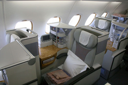Emirates Business Class  Picture: Emirates